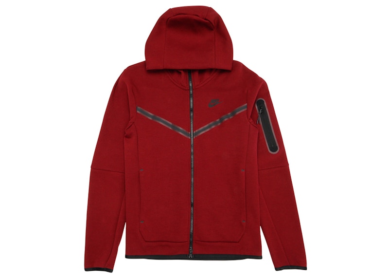 Dark red tech discount fleece