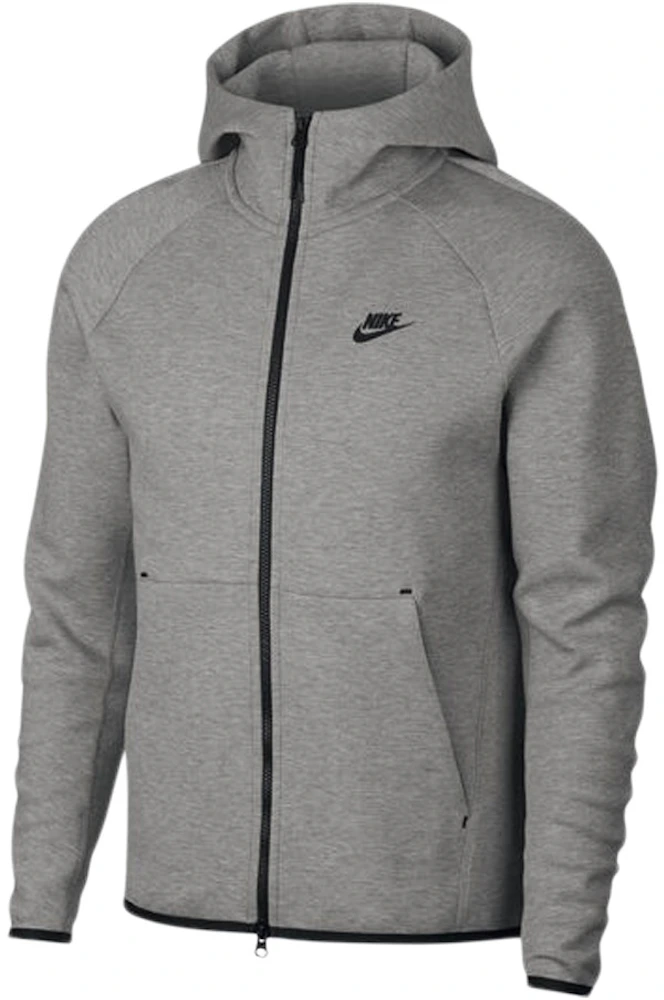 Pence filosofie eenvoudig Nike Tech Fleece Full Zip Hoodie Dark Grey/Black Men's - US