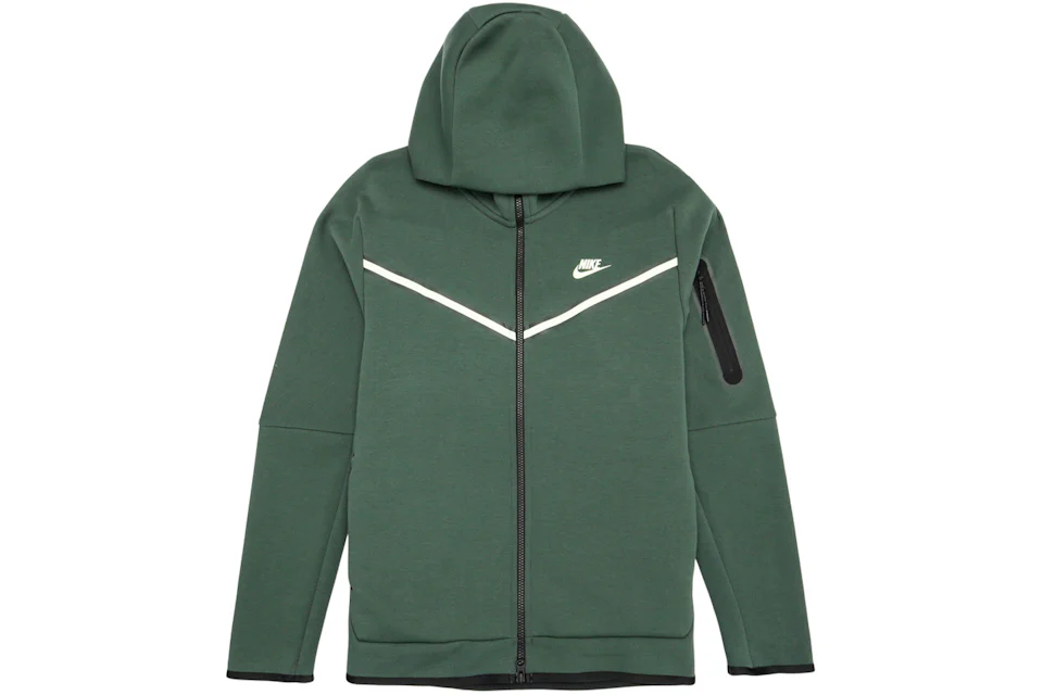 Nike Sportswear Tech Fleece Full-Zip Hoodie Galactic Green/Light Liquid Lime