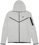 Nike Sportswear Tech Fleece Full-Zip Hoodie Heather Grey/Black