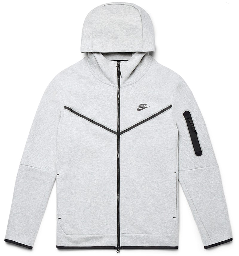 Sweat à capuche zippé Nike Sportswear Tech Fleece coloris gris