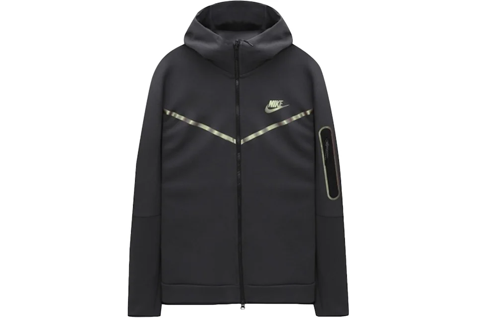 Nike Sportswear Tech Fleece Full-Zip Hoodie Iridescent Dark Smoke Grey