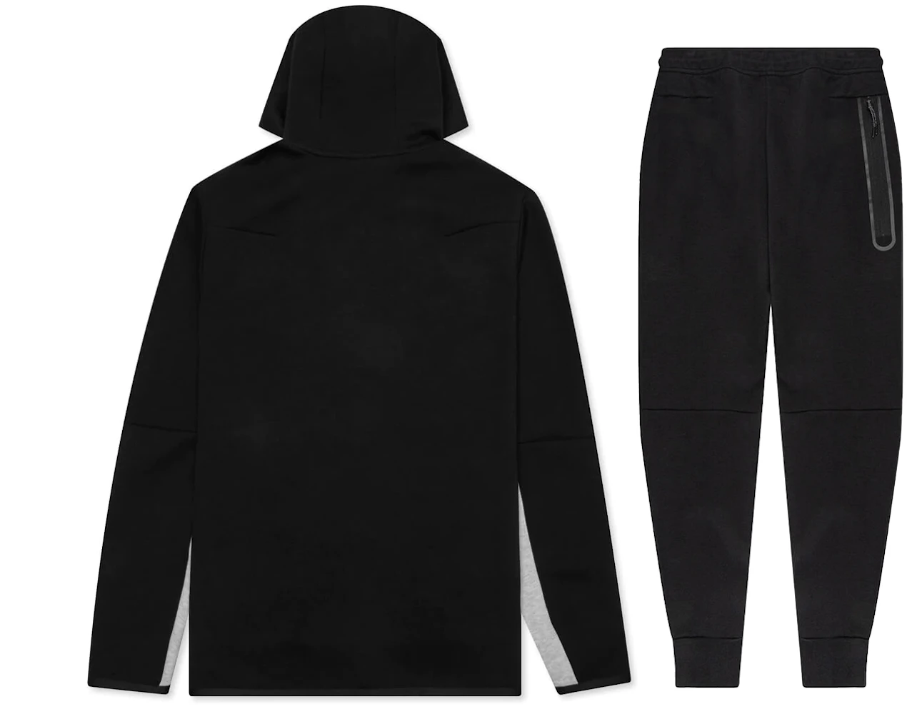 Nike Sportswear Tech Fleece Full-Zip Hoodie Black/Dark Grey Heather/White