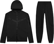 Nike Sportswear Club Fleece Full-Zip Hoodie & Joggers Set Black/White