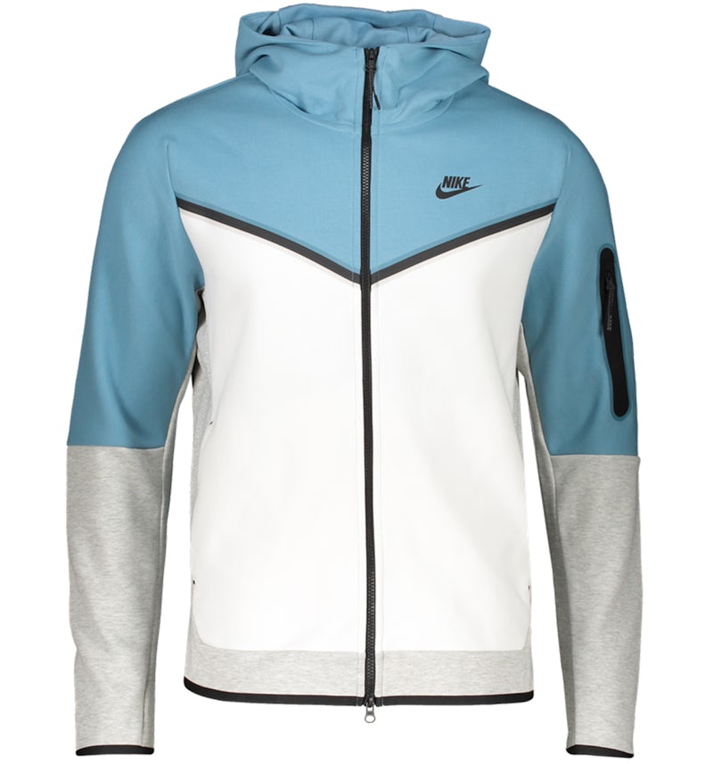 Chandal Nike Sportswear Tech Fleece Blanco Y Azul Sudadera Con
