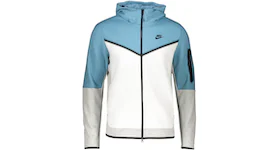 Nike Sportswear Tech Fleece Full-Zip Hoodie Light Blue/White/Grey
