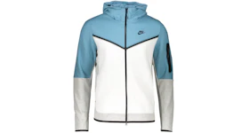 Nike Sportswear Tech Fleece Full-Zip Hoodie Light Blue/White/Grey