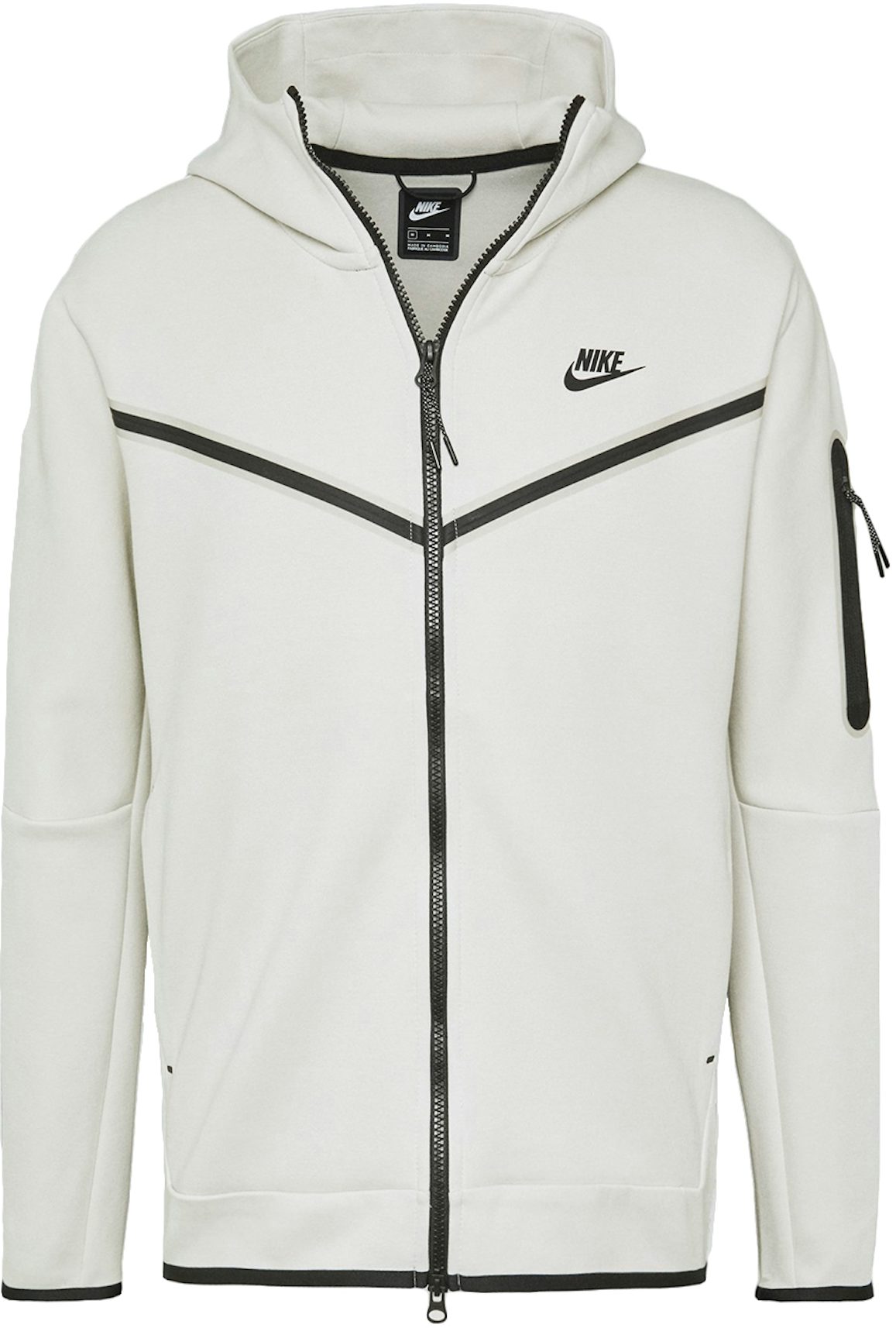 regen Roman Anoi Nike Sportswear Tech Fleece Full-Zip Hoodie Light Bone/Black Men's - US