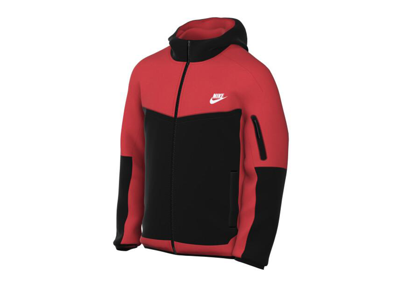 Nike Sportswear Tech Fleece Full-Zip Hoodie Light Crimson/Black