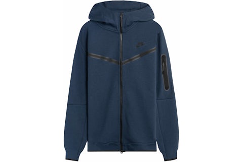 Nike Sportswear Tech Fleece Full-Zip Hoodie Midnight Navy/Black