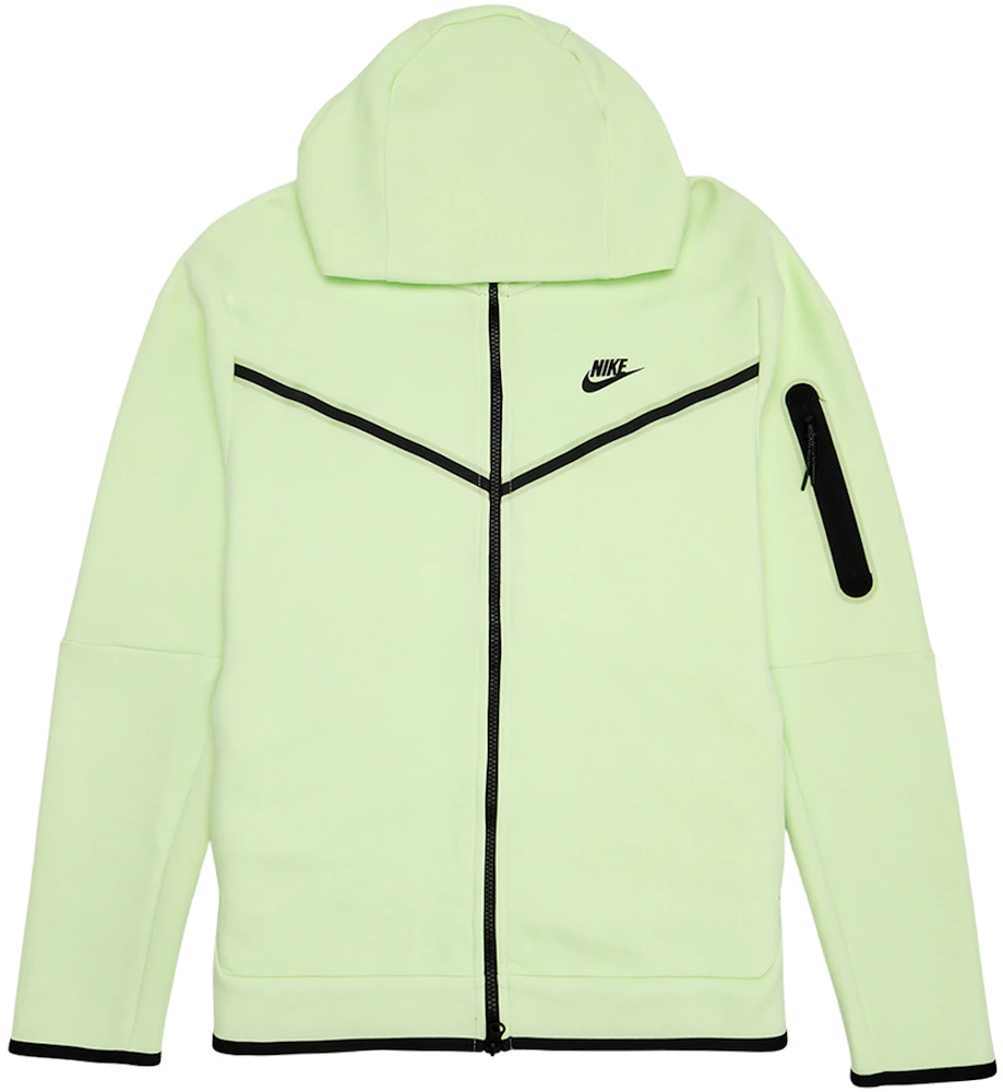 Nike Sportswear Tech Fleece Full-Zip Hoodie Neon Lime Green/Black Men's ...