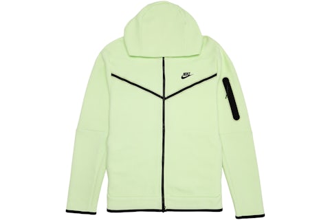 Nike Sportswear Tech Fleece Full-Zip Hoodie Neon Lime Green/Black