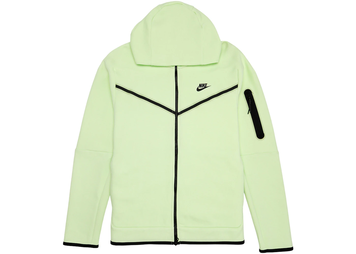 Nike Sportswear Tech Fleece Full-Zip Hoodie Neon Lime Green/Black
