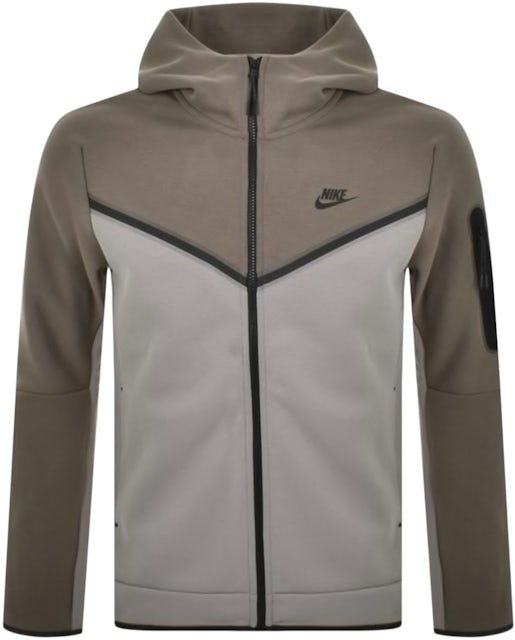 Nike Sportswear Tech Fleece Full-Zip Hoodie Olive Grey/Enigma Stone/Black  Men's - US