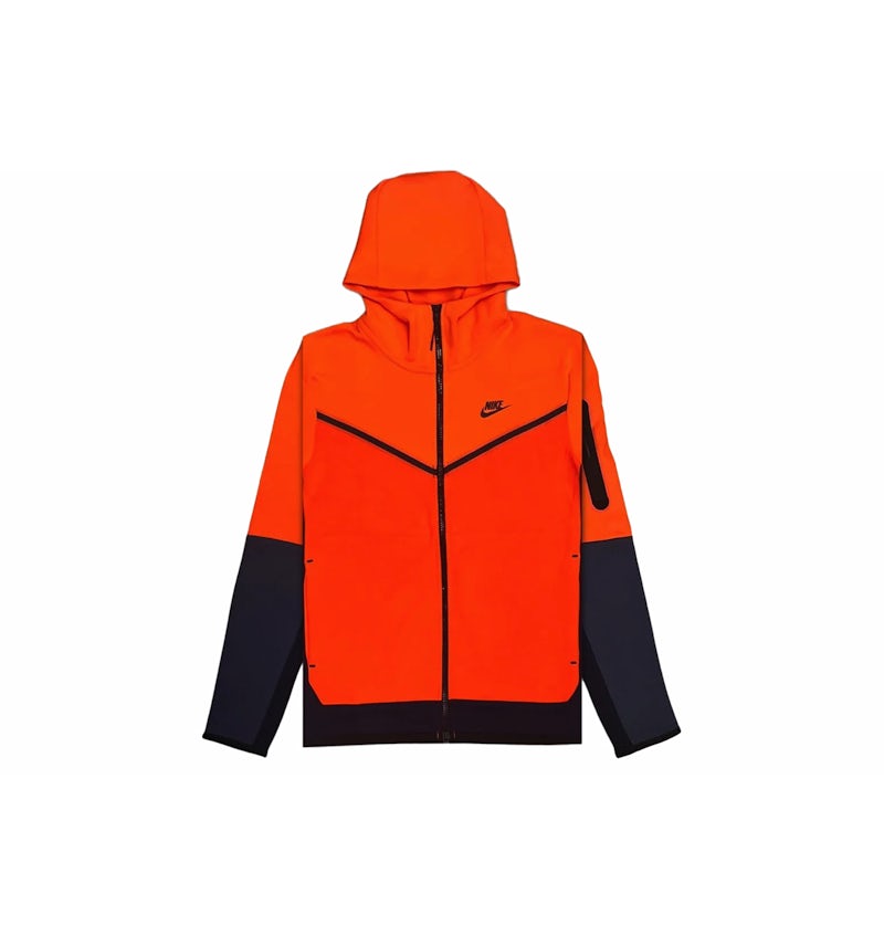 Nike Sportswear Tech Fleece Full-Zip Hoodie Orange/Blue/Black