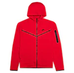 Nike Tech Fleece NSW Full Tracksuit Set Hoodie&Pants Central Cee Red Extra  Large 