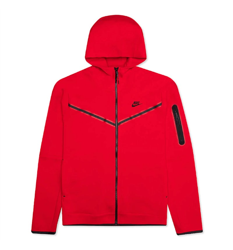 Jacket Buzo Tech Fleece Nike Nike Tech Fleece Buzo Nike Rojo Y