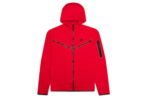 Nike Sportswear Tech Fleece Full-Zip Hoodie University Red Men's