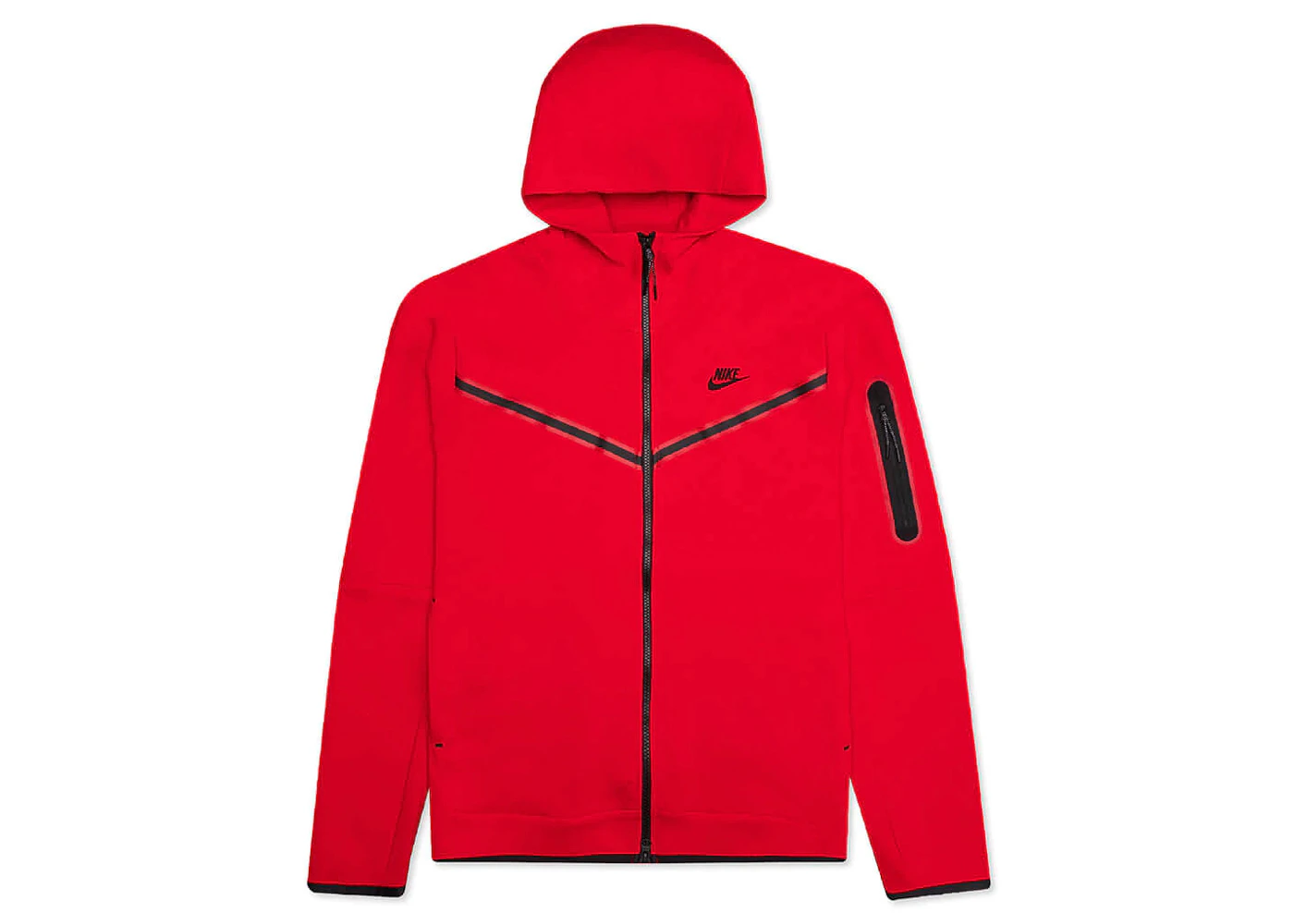 Nike Sportswear Tech Fleece Full-Zip Hoodie University Red Men's - FW21 - US