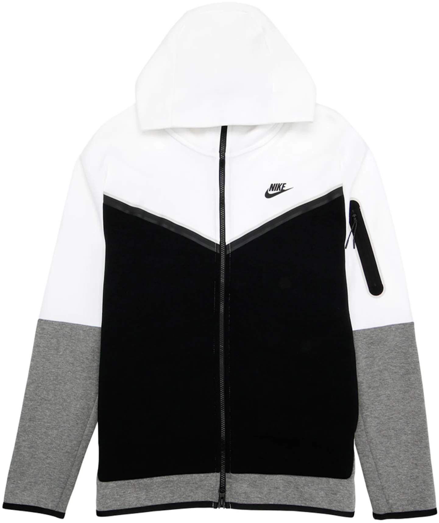 Nike Sportswear Hoodie Men's Tech Fleece Light Bone White Full Zip  Sweatshirt