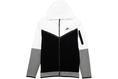 Nike Sportswear Tech Fleece Full-Zip Hoodie White/Black/Carbon