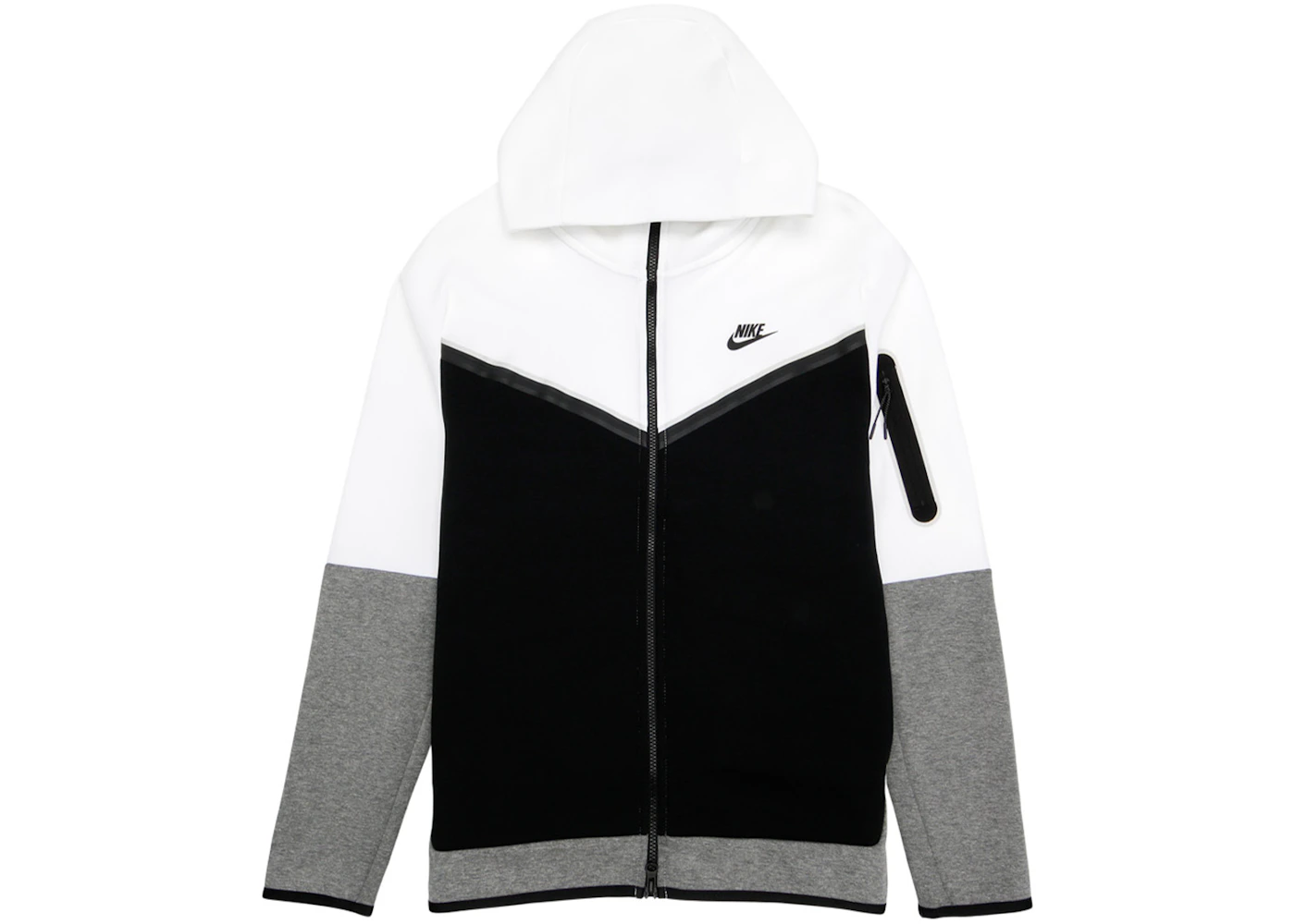 Nike Sportswear Tech Fleece Full-Zip Hoodie White/Black/Carbon