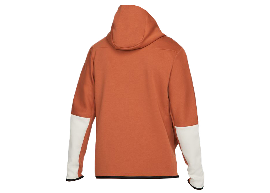 Nike Sportswear Tech Fleece Hoodie Burnt Sunrise Light Bone Black