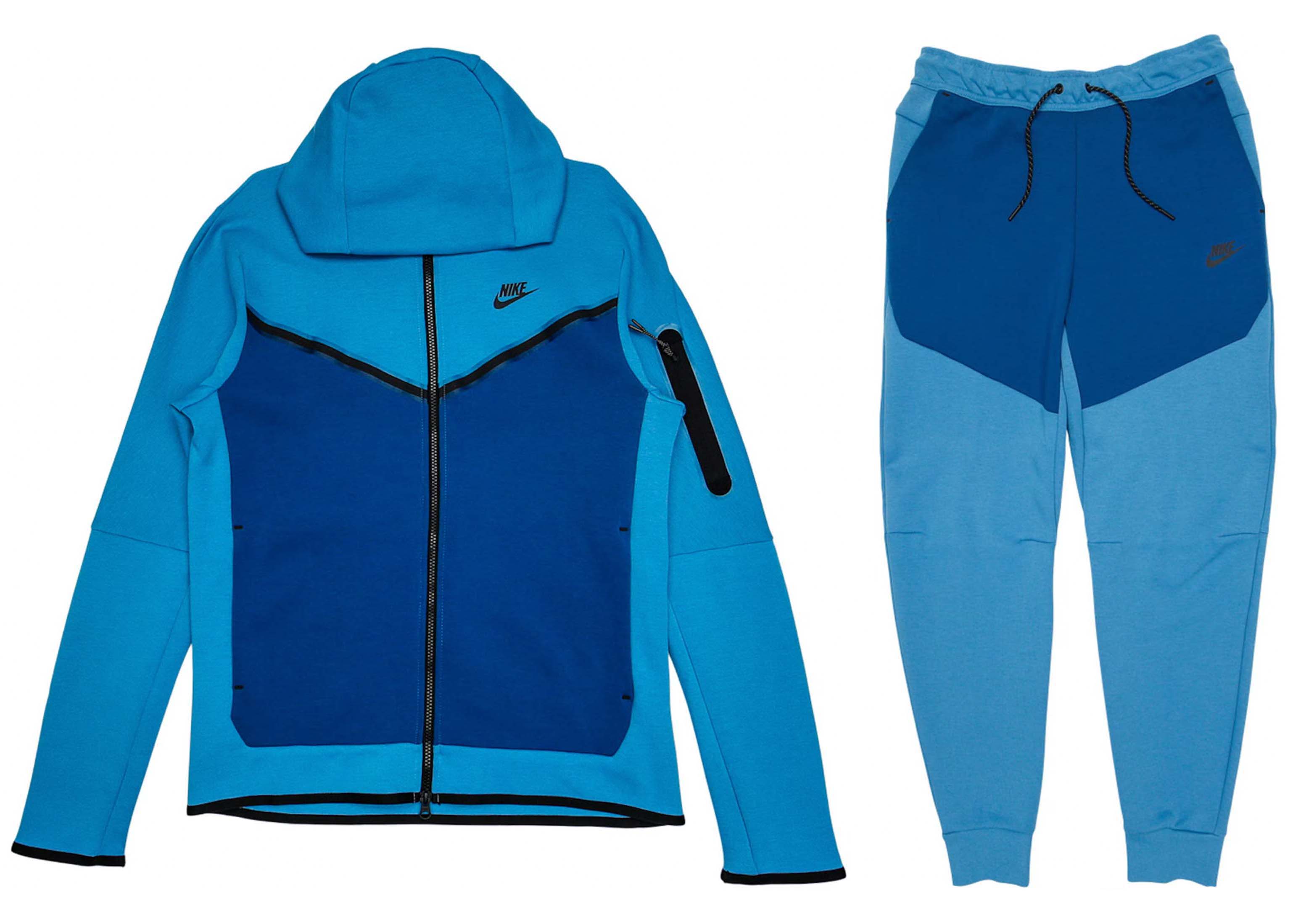 Nike Sportswear Tech Fleece Hoodie & Joggers Set Dutch Blue/Court