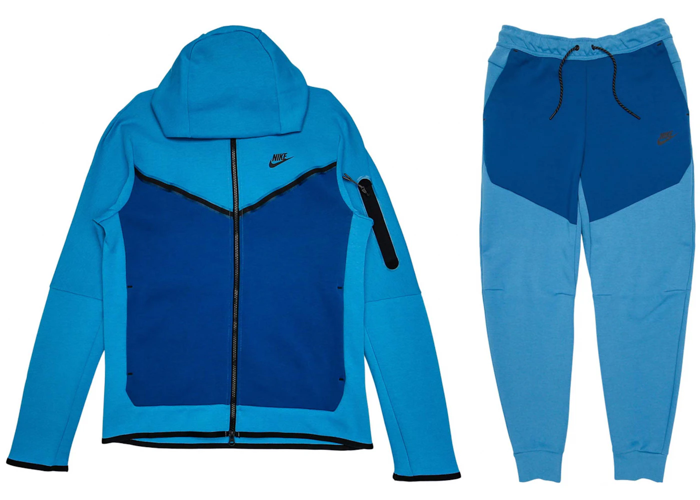 Nike Sportswear Tech Fleece Hoodie Joggers Set Dutch Blue/Court Blue Nike Sportswear Tech Fleece Hoodie Joggers Set Dutch Blue/Court Blue