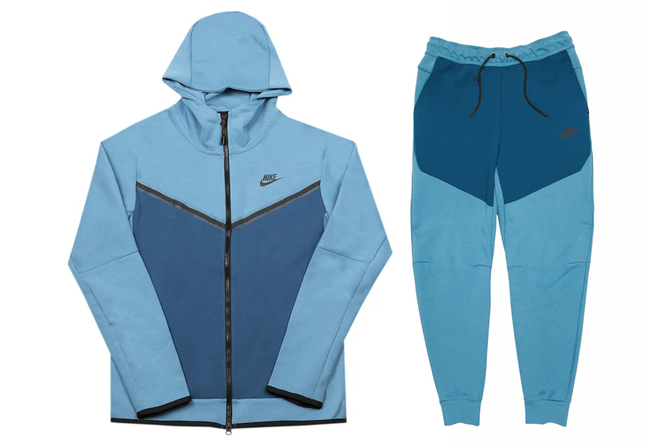 Nike Sportswear Tech Fleece Hoodie Joggers Set Dutch Blue/Court Blue Nike Sportswear Tech Fleece Hoodie Joggers Set Dutch Blue/Court Blue