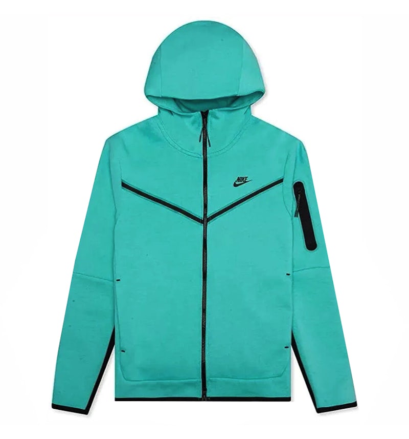 Nike Sportswear Tech Fleece Hoodie Washed Teal/Black/Black Men's