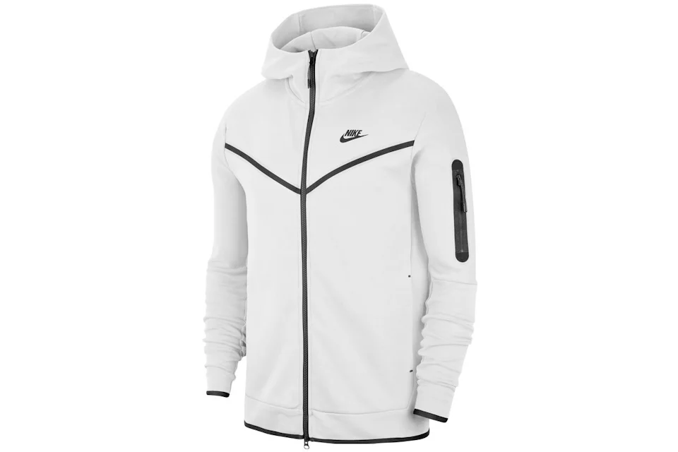 Nike Tech Fleece Hoodie White/Black - SS22 Uomo - IT