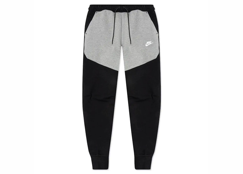 Nike tech fleece 2025 joggers black and grey