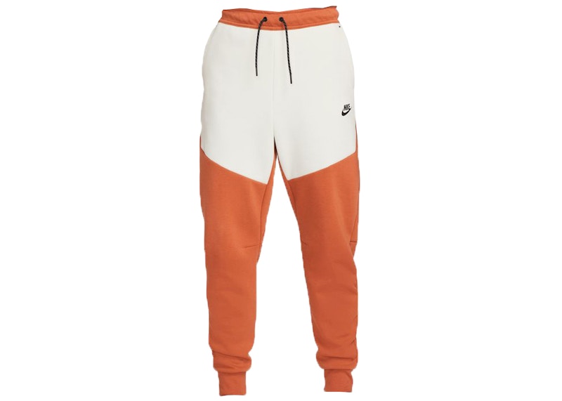 Orange nike tech online fleece pants