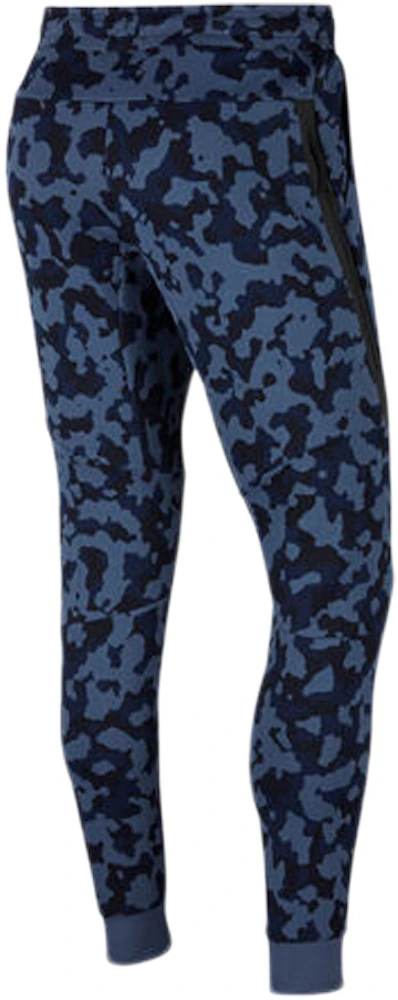Nike Sportswear Tech Fleece Joggers Diffused Blue/Black/Blue Camo Men's ...