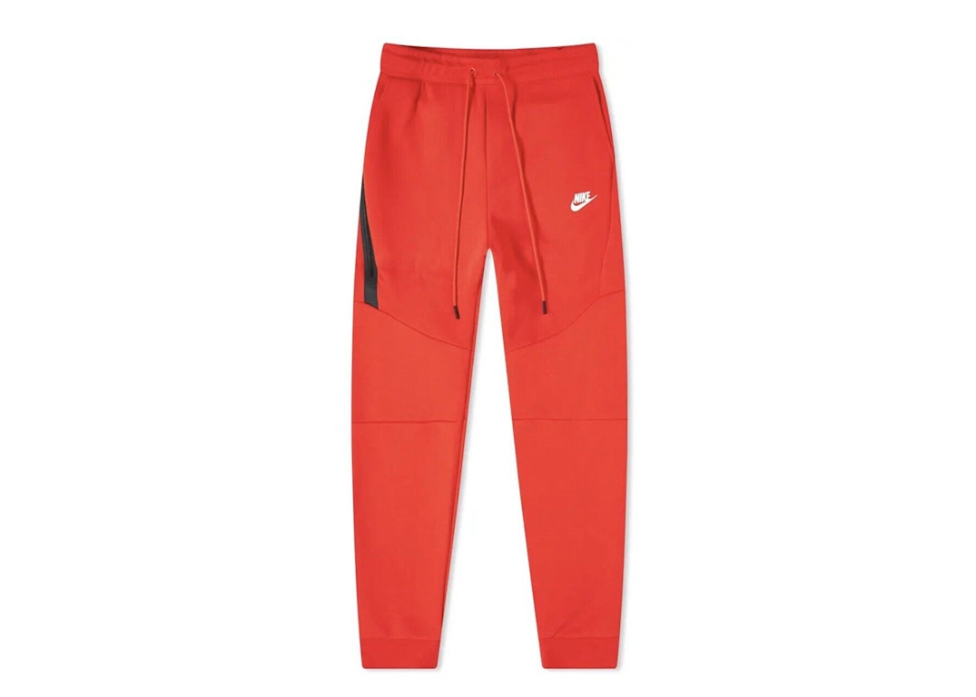 Pre-owned Nike Sportswear Tech Fleece Joggers Light Crimson/white
