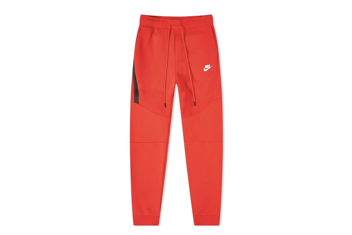 Pre-owned Nike Sportswear Tech Fleece Joggers Light Crimson/white