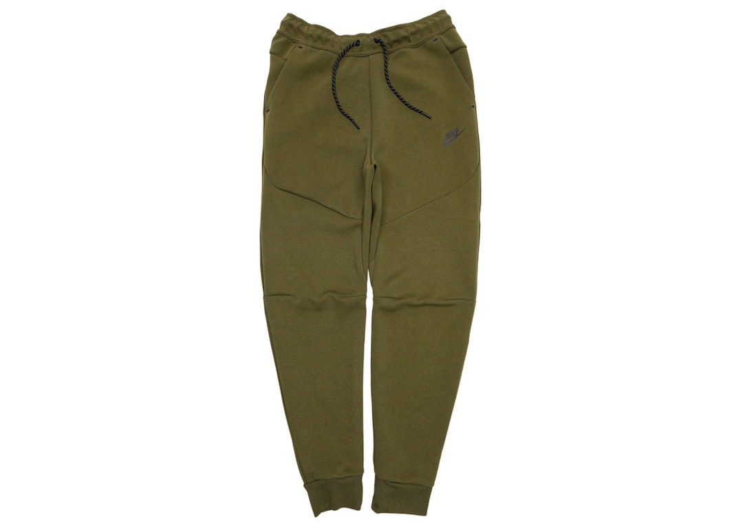 Pre-owned Nike Sportswear Tech Fleece Pant Olive Green