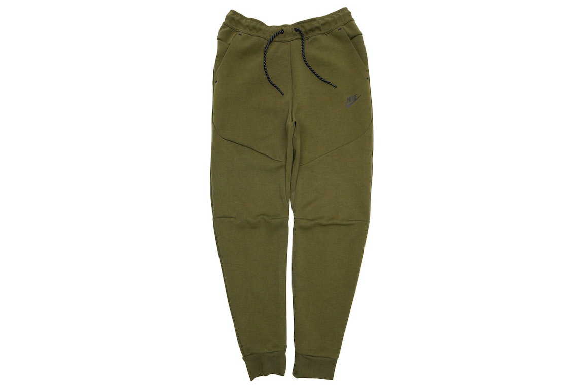 Pre-owned Nike Sportswear Tech Fleece Pant Olive Green