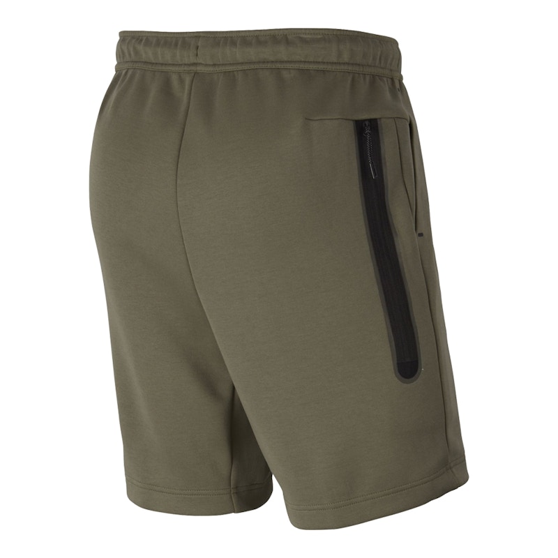 Nike tech fleece shorts olive sale