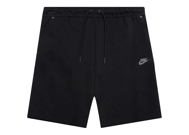 Nike Sportswear Tech Fleece Shorts Black Heather Reflective Men s US