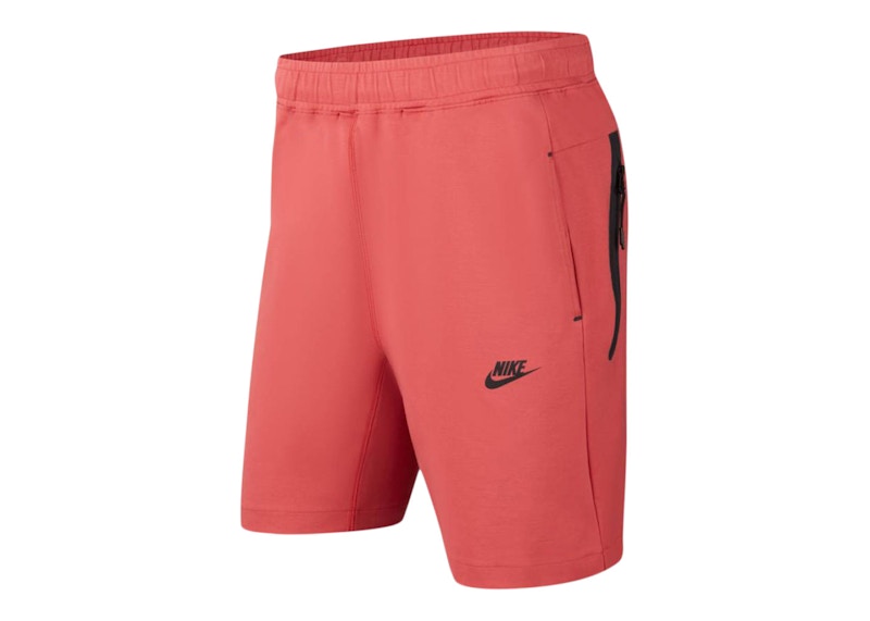 Pink nike tech sales fleece shorts