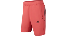 Nike Tech Fleece Shorts Crimson Red/Black