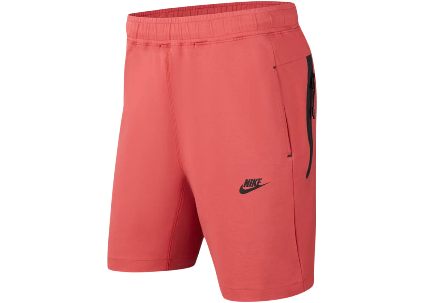Nike tech fleece shorts red Clearance