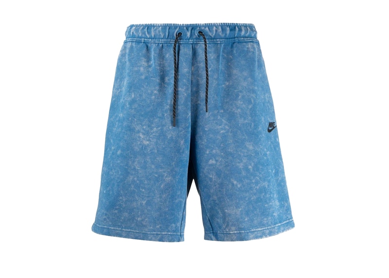 Nike tech deals fleece shorts blue