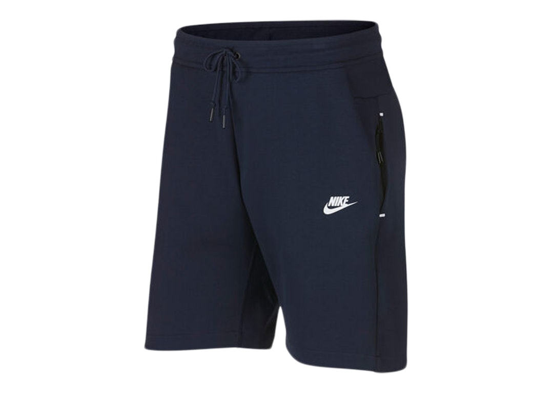 Pre-owned Nike Sportswear Tech Fleece Shorts Obsidian/white