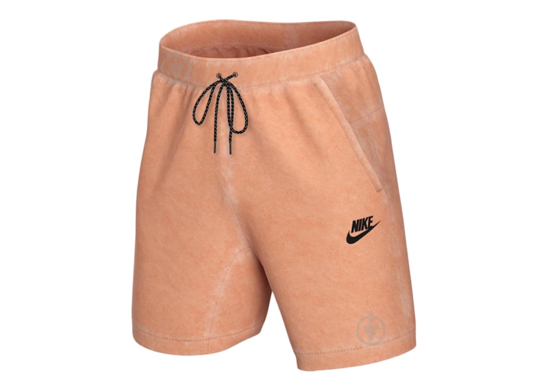 Orange nike fleece outlet shorts