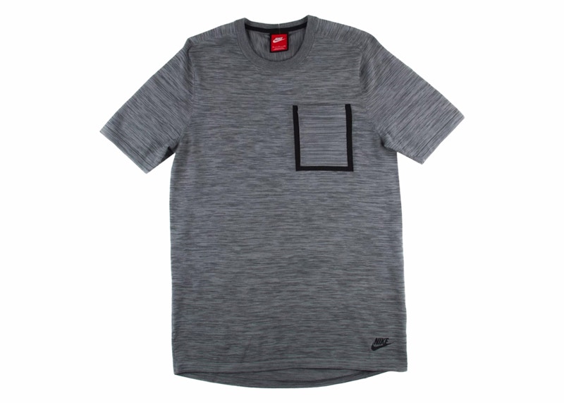 Nike Tech Knit Pocket T-shirt Grey Men's - FW23 - US