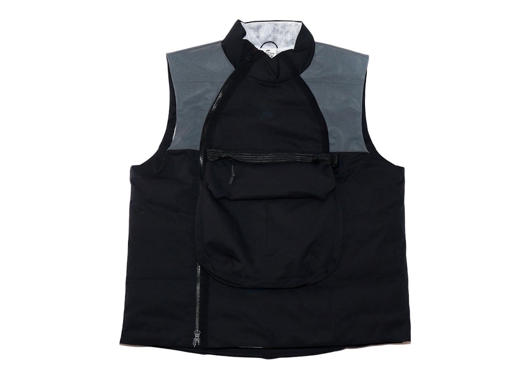 Pre-owned Nike Therma-fit Tech Pack Insulated Vest Black/gray