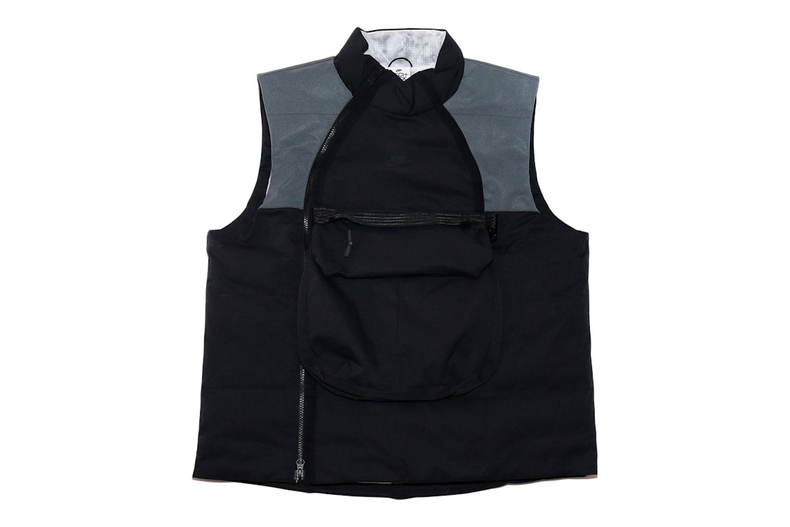 Pre-owned Nike Therma-fit Tech Pack Insulated Vest Black/gray